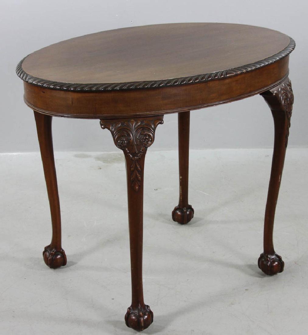Antique Chippendale Oval Parlor Table (1 of 5)