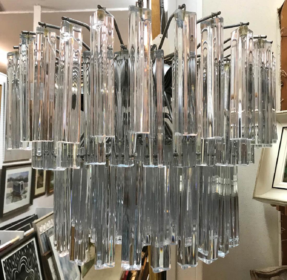 Mid Century Modern Crystal Chandelier (1 of 2)