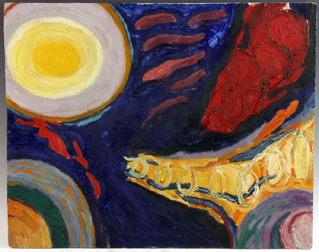 Katherine Porter, Full Moon & Tornadoes, Oil (1 of 5)