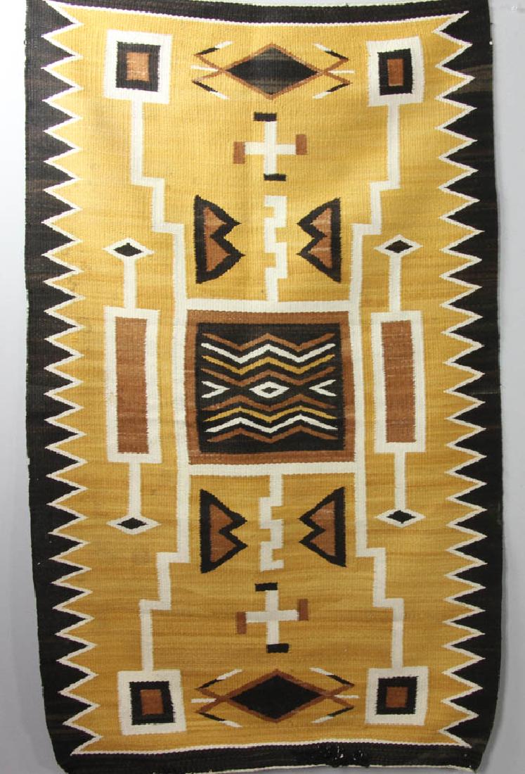 Vintage Navajo Carpet Geometric Design (1 of 5)