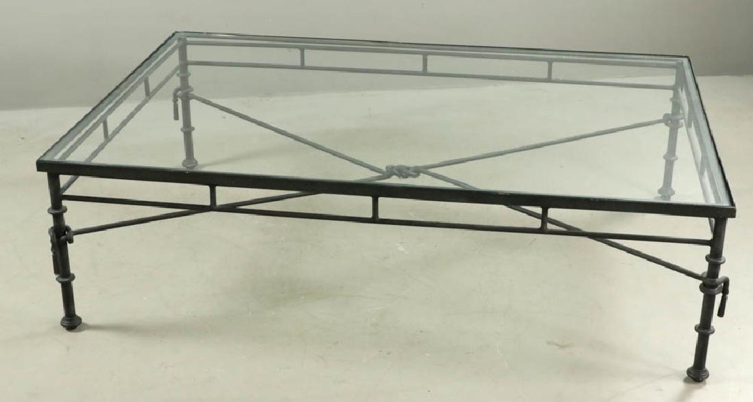 Giacometti Style Wrought Iron Table (1 of 5)