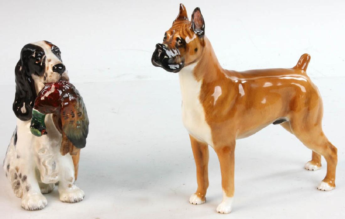 Two  Royal Doulton Figures of Dogs (1 of 9)