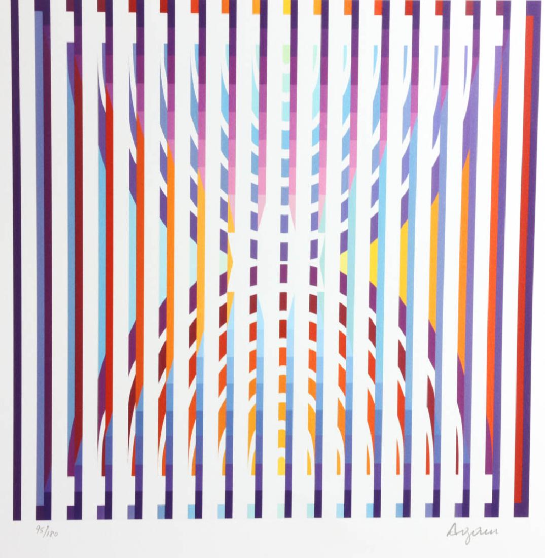 Yaacov Agam Numbered Colored Print (1 of 3)
