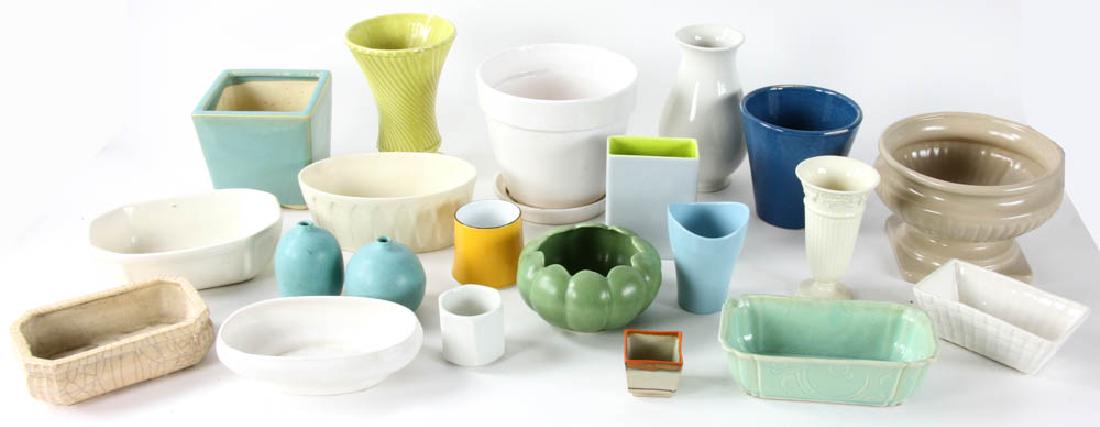 Group of Ceramic Planters and Vases (1 of 3)