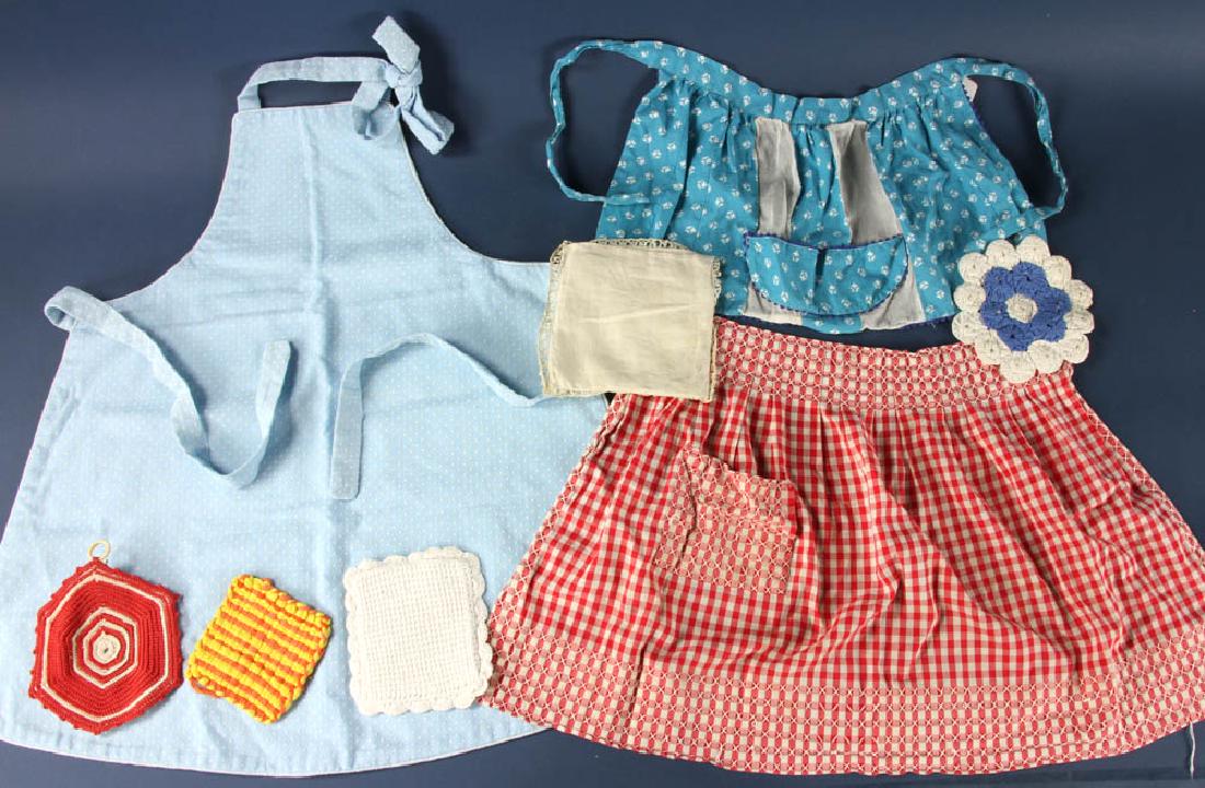 Collection of Aprons and Pot Holders (1 of 2)