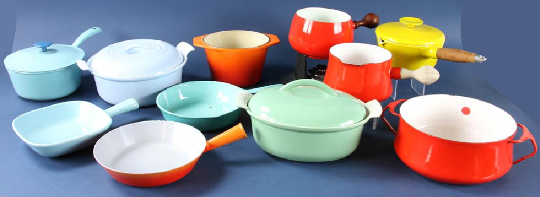 Vintage Enamel Cast Iron and Steel Cookware (1 of 2)