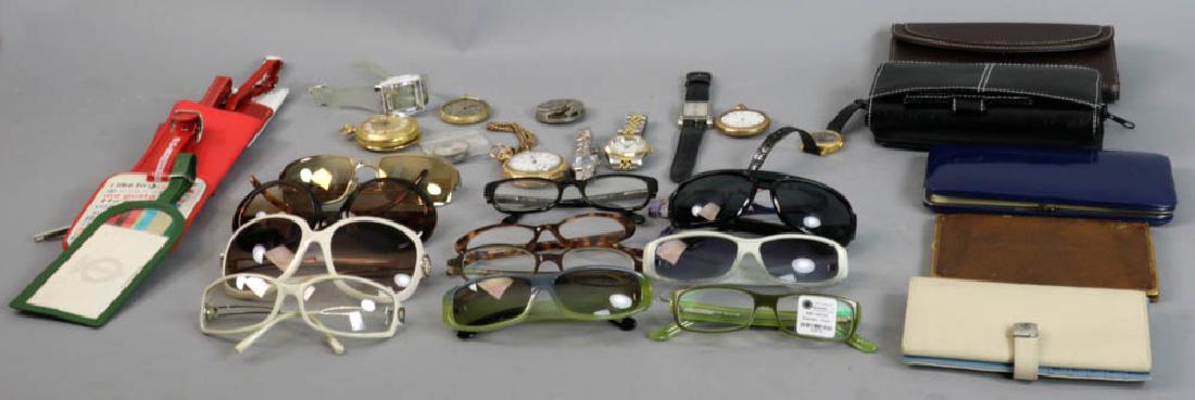 Assorted Vintage Wallets, Glasses, Watches (1 of 1)