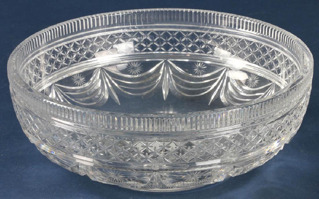 Blown and Cut Crystal Bowl (1 of 4)