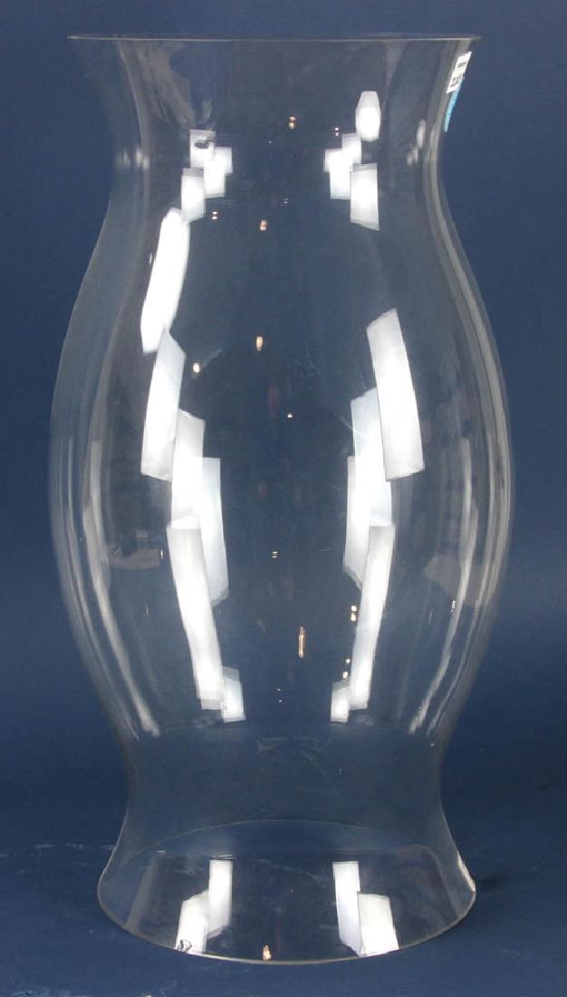 Colorless Glass Hurricane Shade (1 of 2)