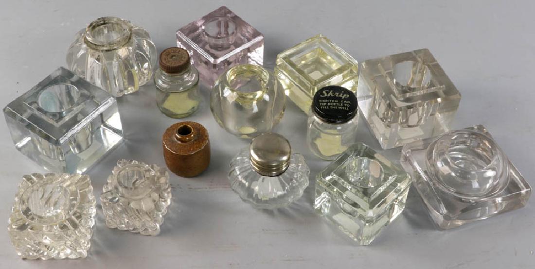Collection of Inkwells and Ink Bottles (1 of 4)