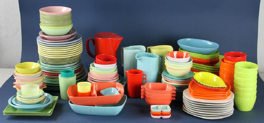 Assortment of Vintage Plastic Dinnerware (1 of 3)