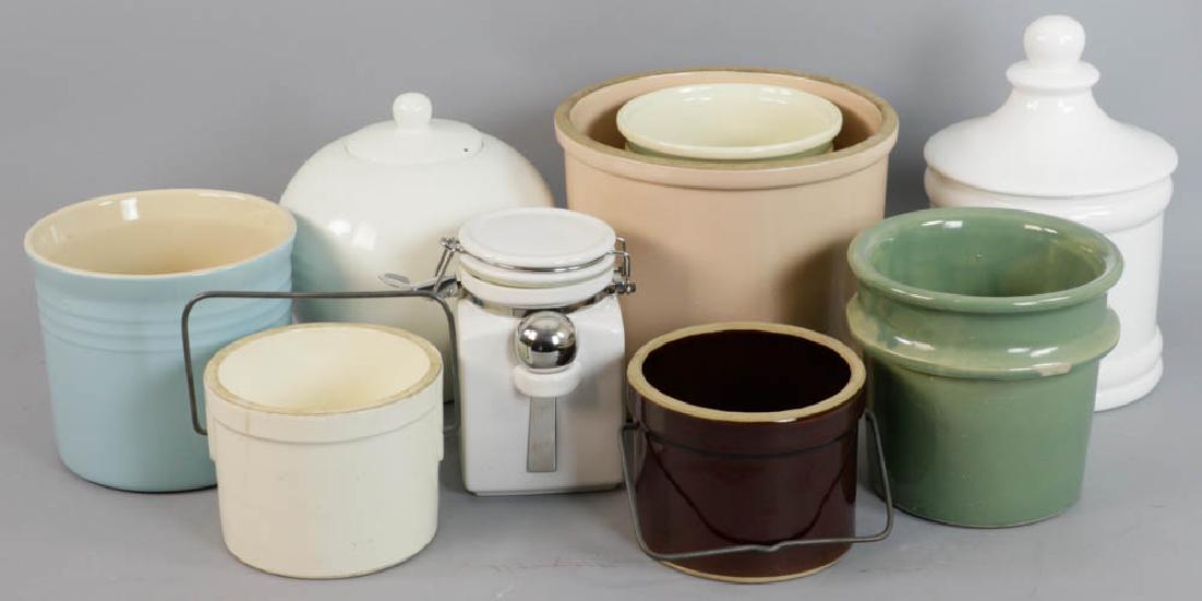 Group of Ceramic Lidded Jars (1 of 3)
