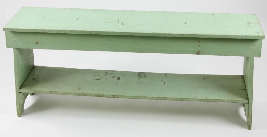 Vintage Painted Wooden Potting Bench (1 of 2)