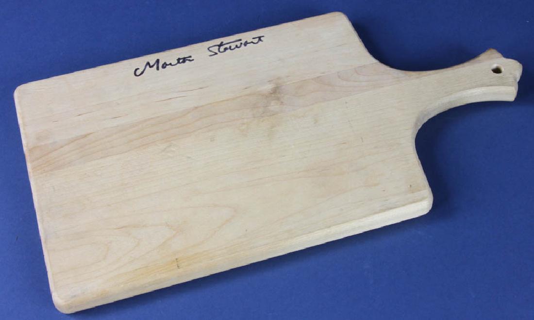 Martha Stewart Autographed Cutting Board (1 of 3)