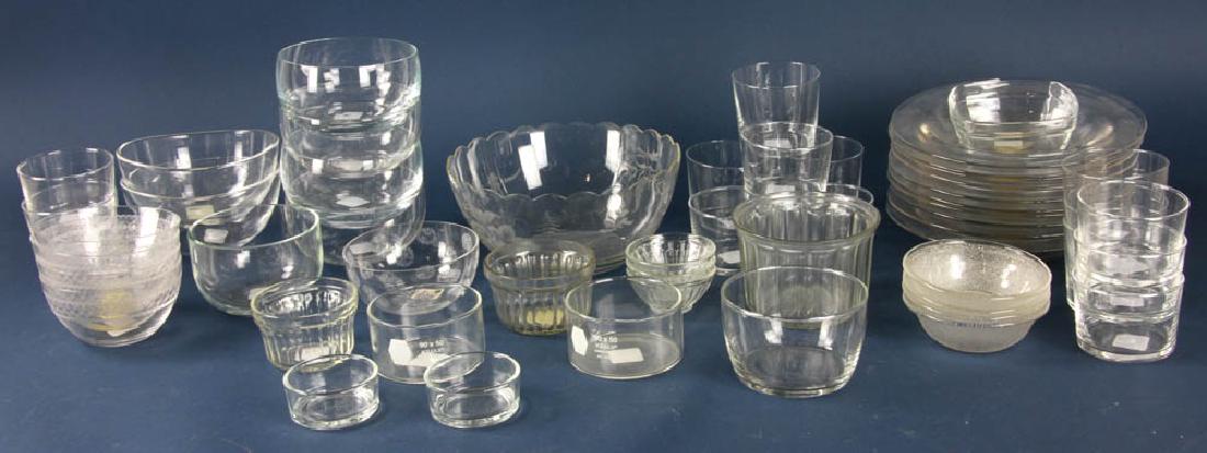 Group of Colorless Glass Bowls (1 of 3)