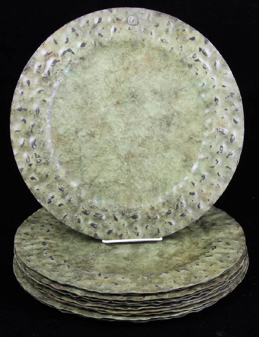 Barbaglio Hand-Hammered Metal Underplates (1 of 4)