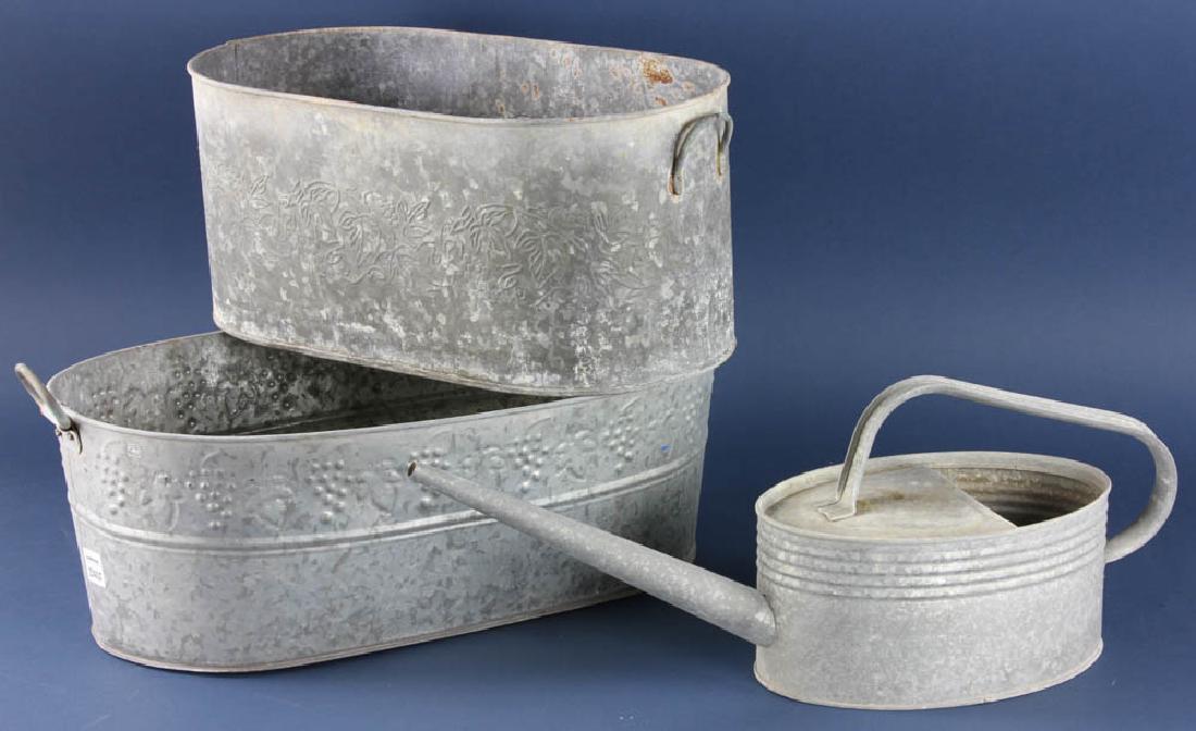 Galvanized Gardens Planters (1 of 1)