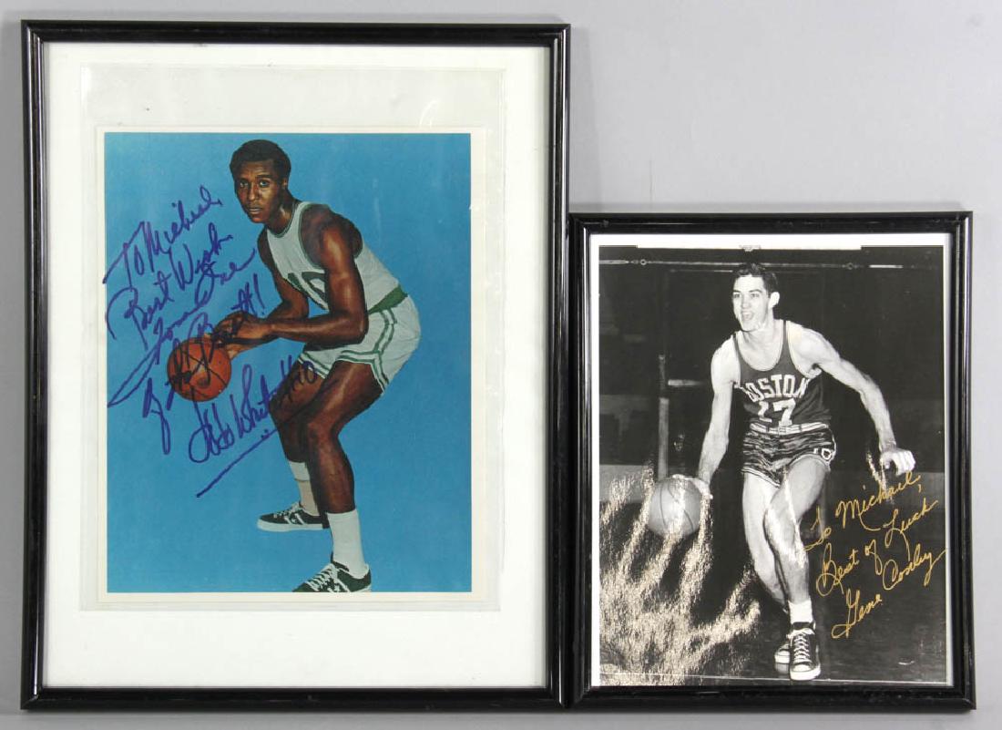 Celtics Gene Conley and JoJo White Autographed Photos (1 of 4)