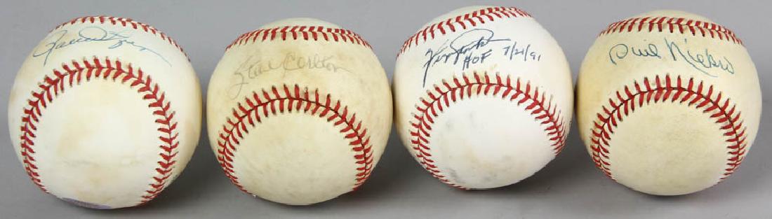 Four Signed Hall of Famer Baseballs (1 of 5)