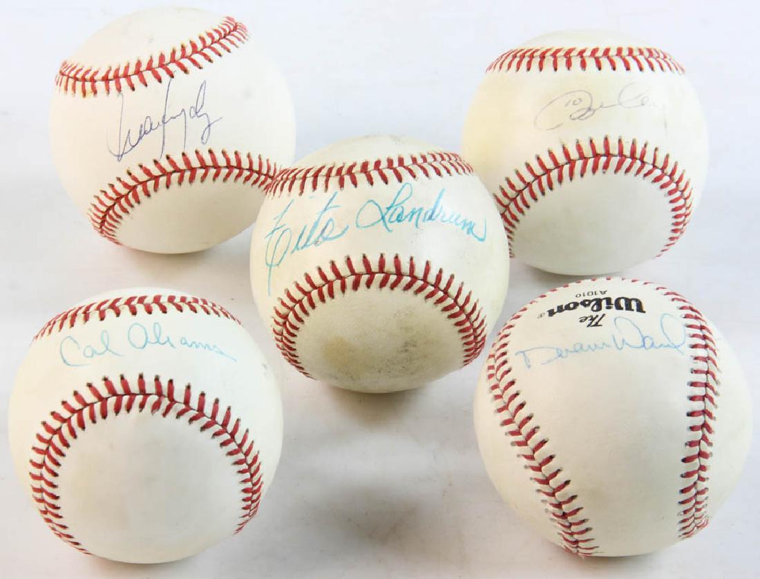 Five Autographed Baseballs (1 of 1)
