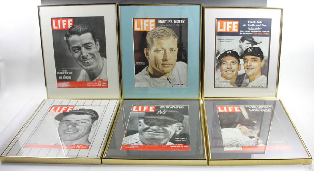 Framed Life Magazine Covers of New York Yankees (1 of 6)