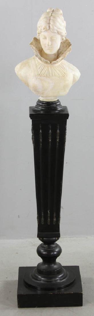 Italian Alabaster Bust by Adolfo Cipriani (1 of 7)