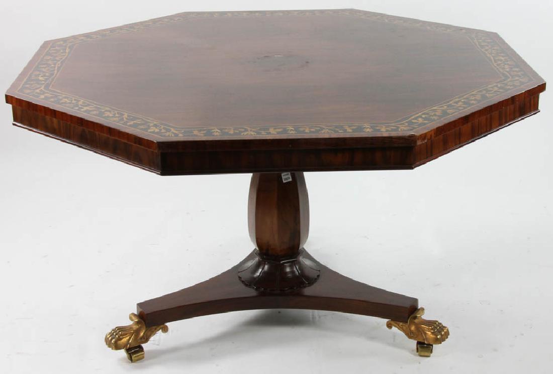 Regency Style Mahogany Center Table (1 of 5)