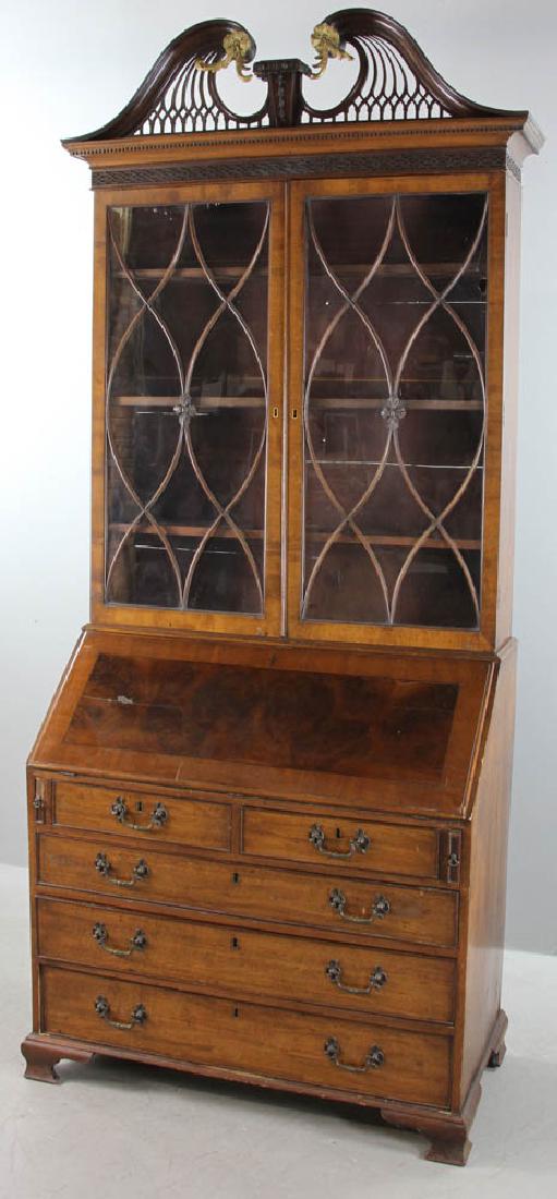 CA 1770 English Secretaire Bookcase (1 of 9)