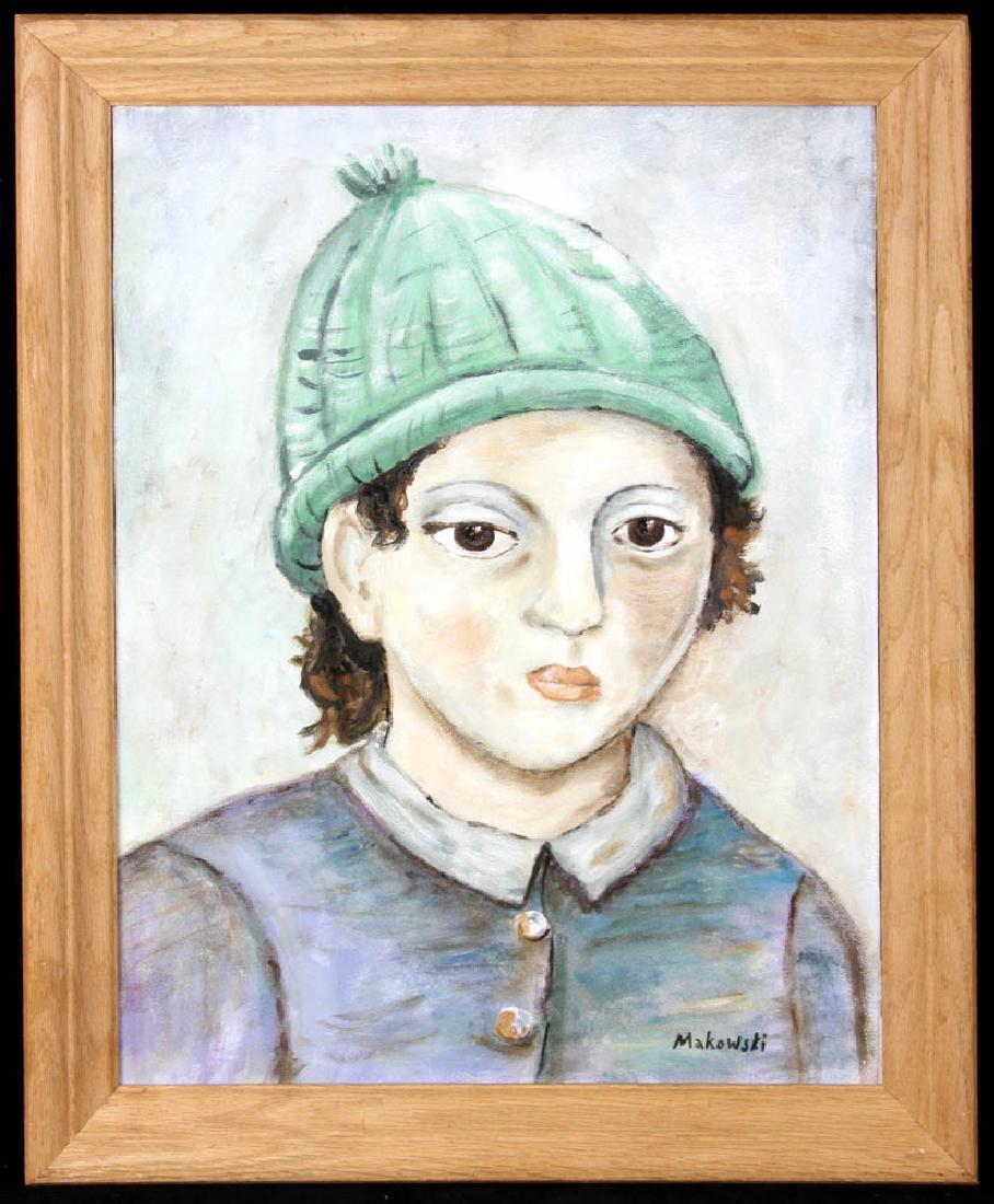 Signed Tade Makowski Portrait of Boy (1 of 6)