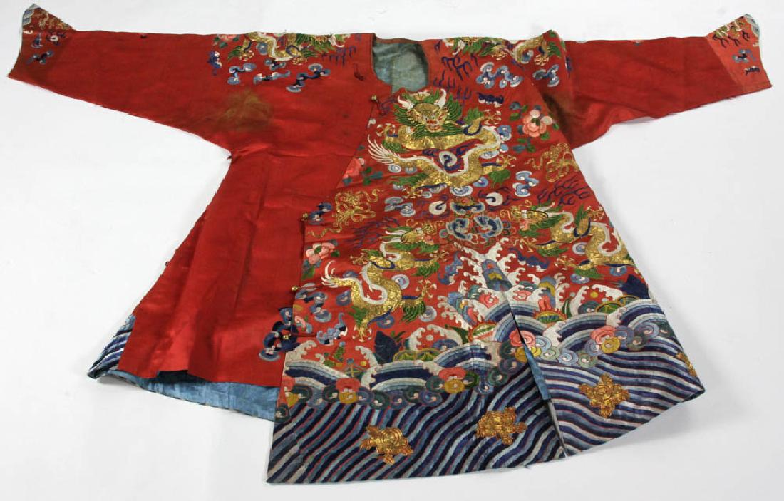 19th C Chinese Embroidered Lady's Robe (1 of 7)
