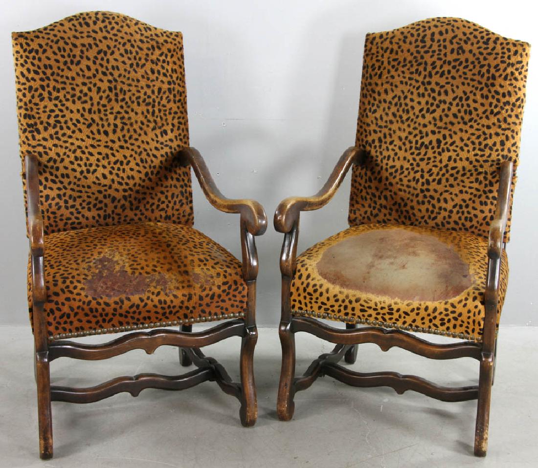 Pair of Upholstered English Armchairs (1 of 7)
