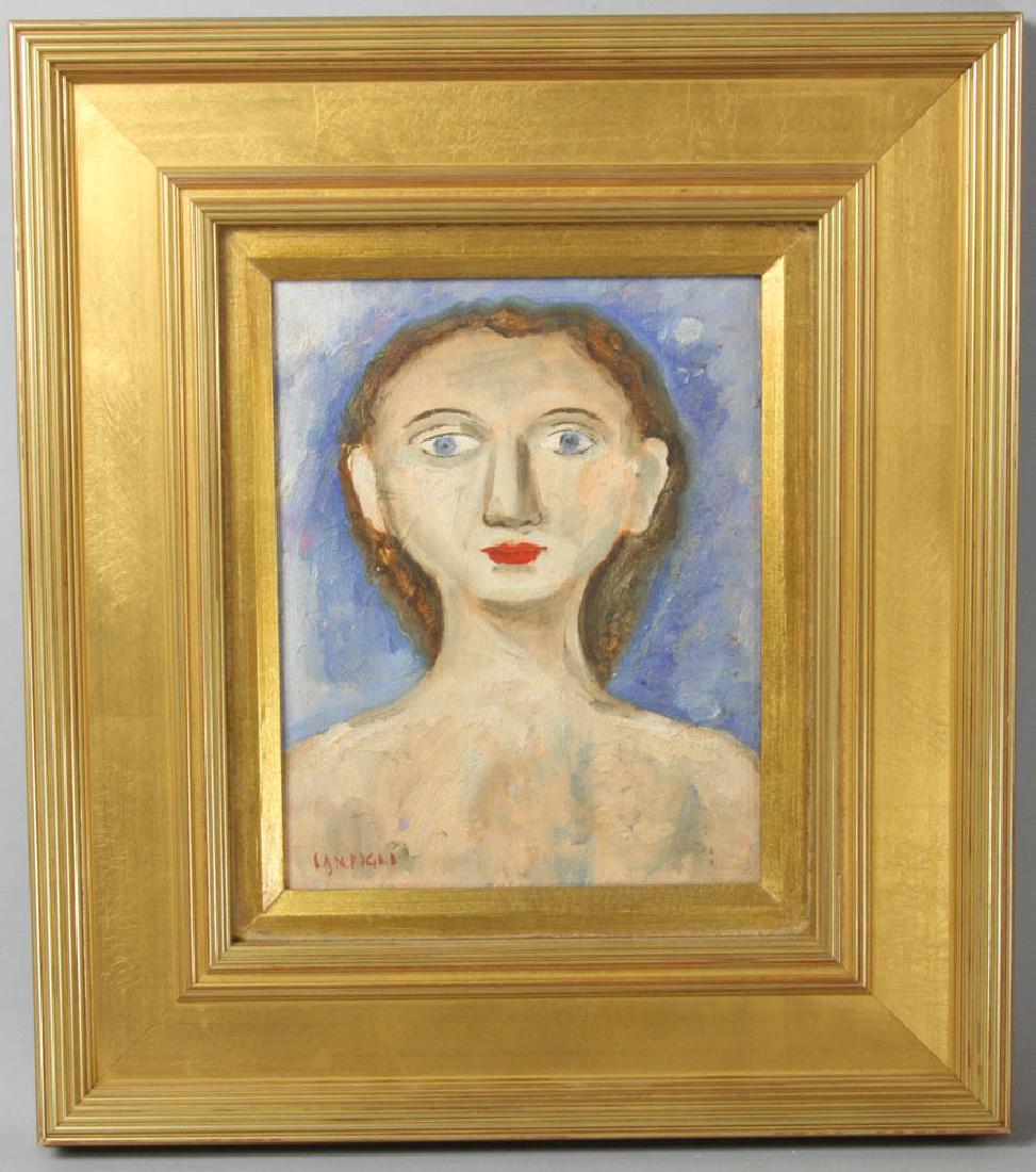 Massimo Campigli Donne Oil on Canvas (1 of 6)