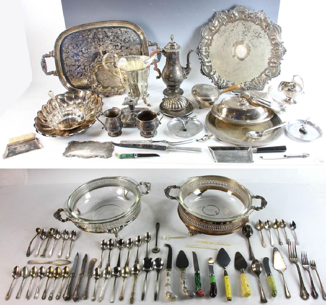 Collection of Silverplate Hollowware Flatware (1 of 7)