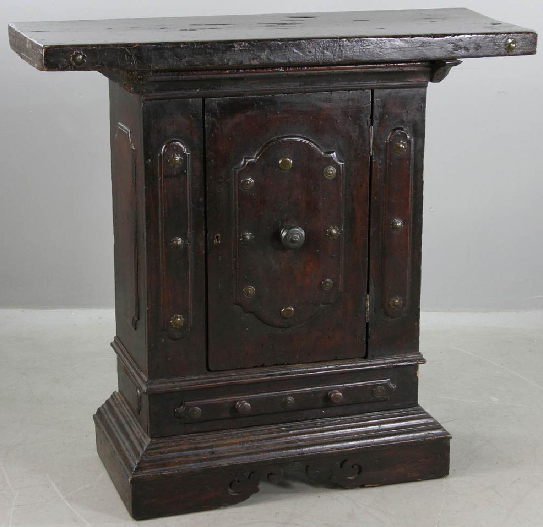 Italian Renaissance Walnut Cabinet (1 of 8)
