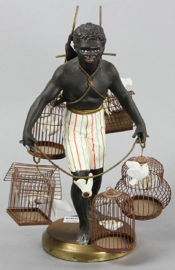 Blackamoor Figure Carrying Bird Cages (1 of 8)