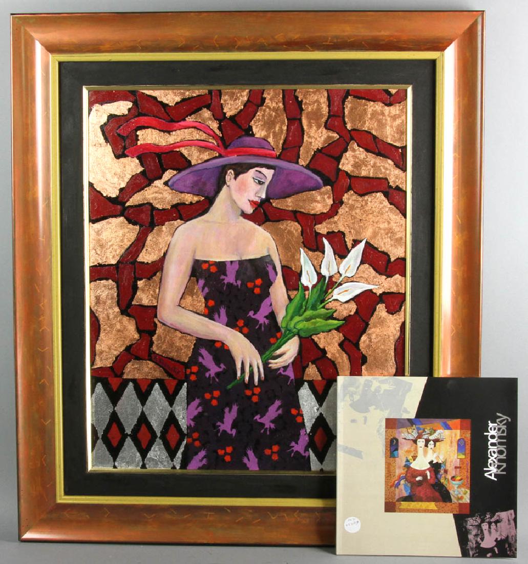 Alex Khomsky Signed Oil on Canvas (1 of 8)