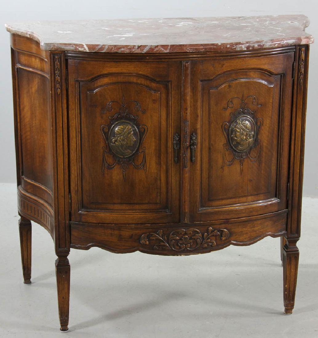 19th/20thC French Marble Top Cabinet (1 of 8)