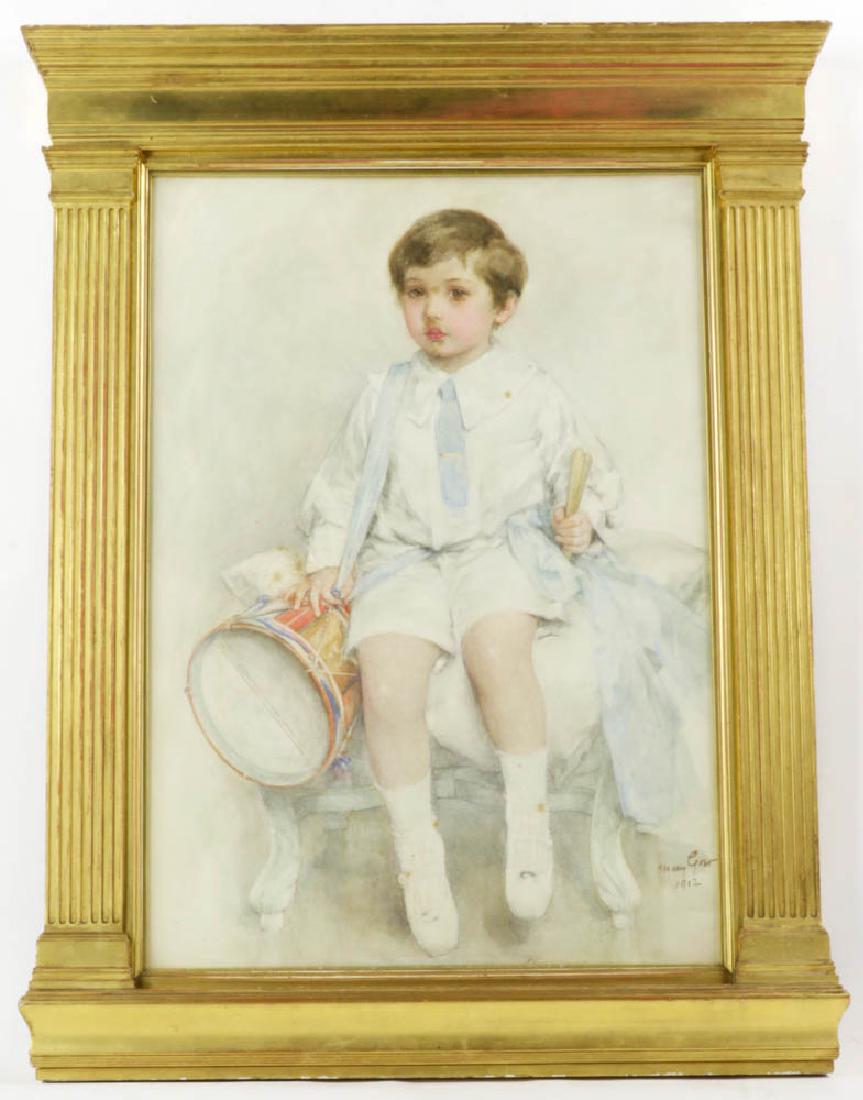 Mary L. Gow, Drummer Boy, Watercolor (1 of 7)