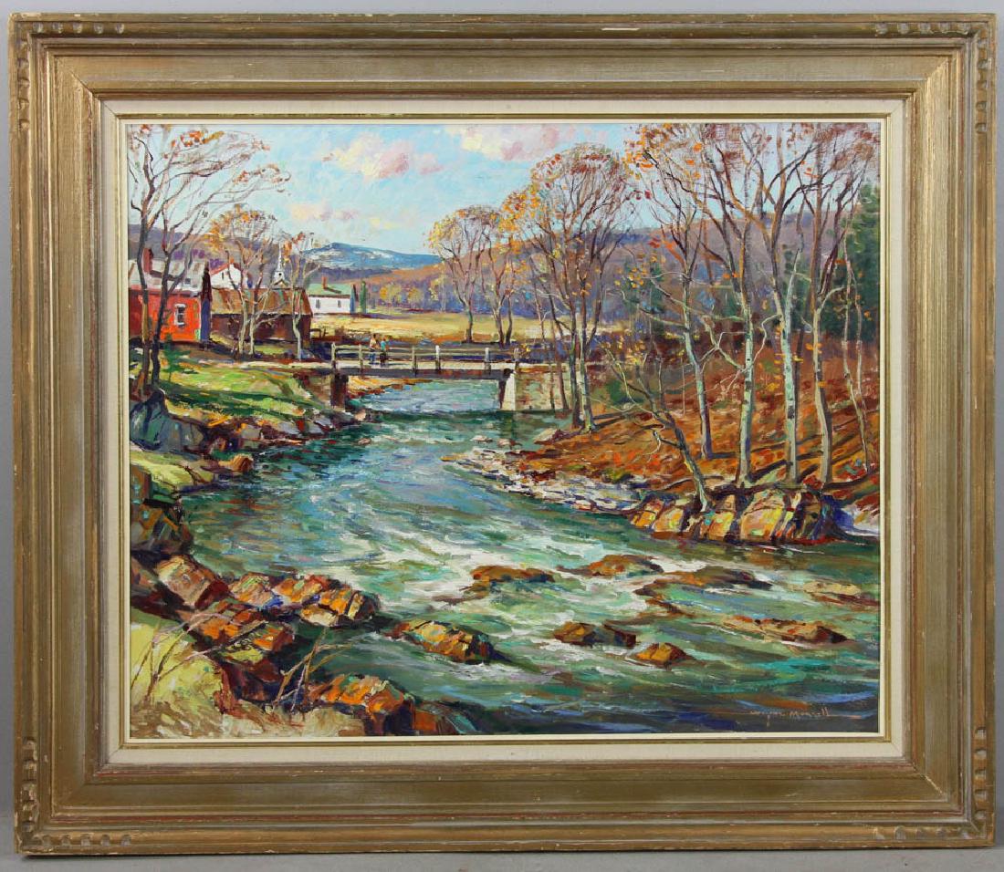 Wayne Morrell Signed Oil on Board (1 of 10)