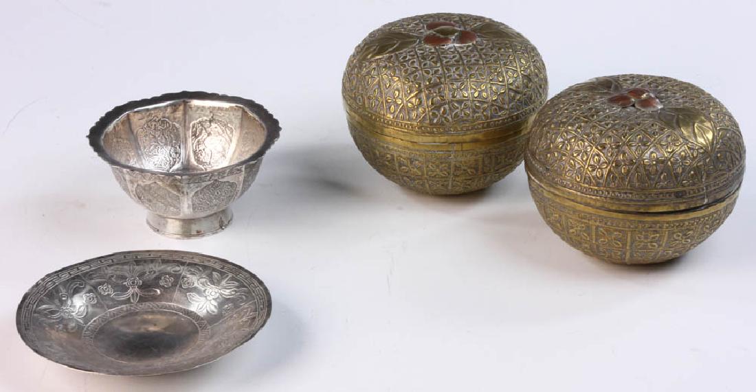 Siamese Silver Bowl Dish Brass Boxes (1 of 7)