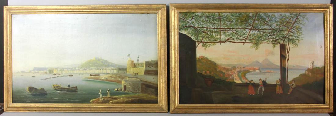 Pair of 19thC Italian Primitive Paintings (1 of 4)