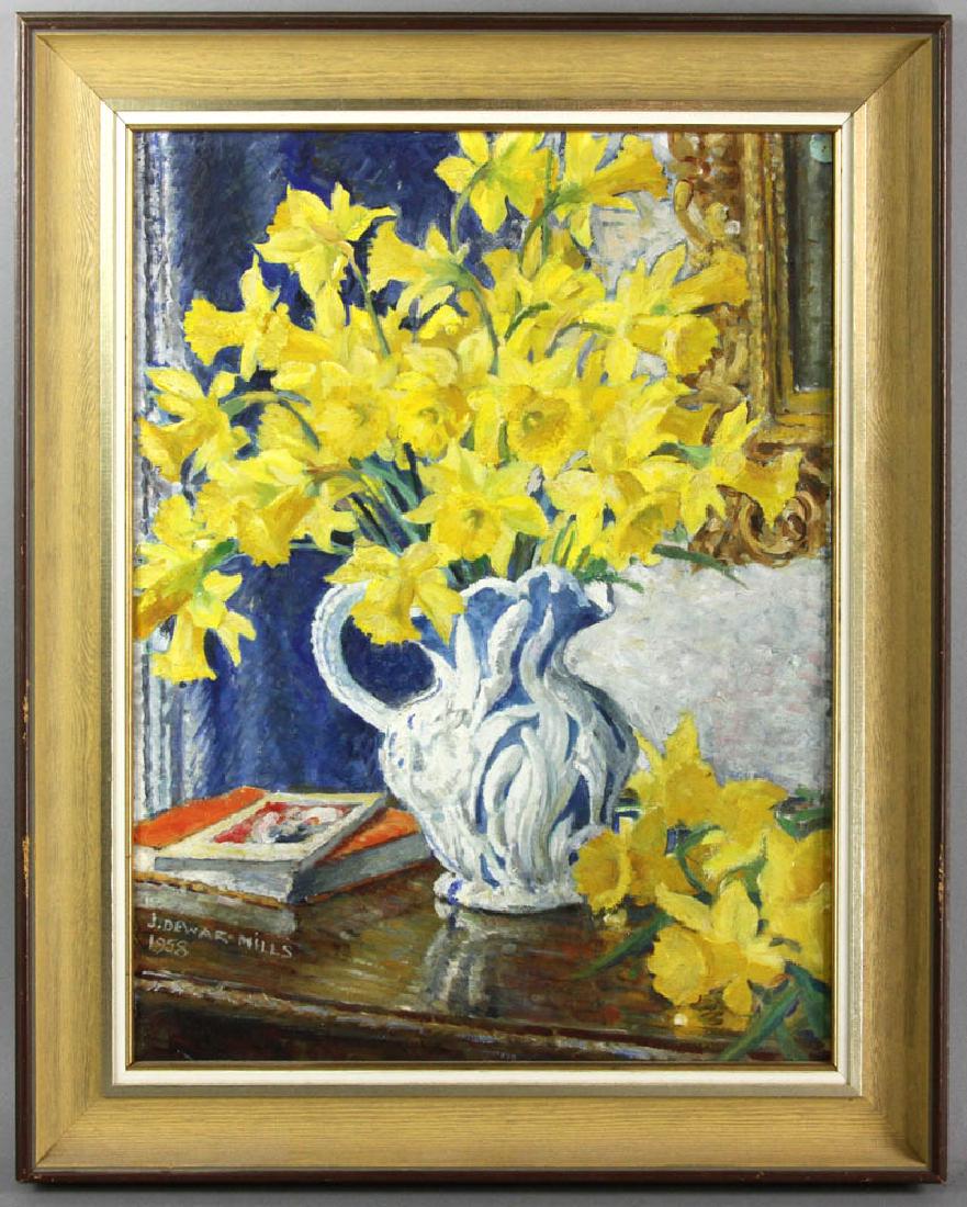 John Dewar Mills Still Life of Daffodils (1 of 6)