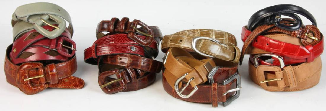 Collection of Designer Leather Belts (1 of 9)