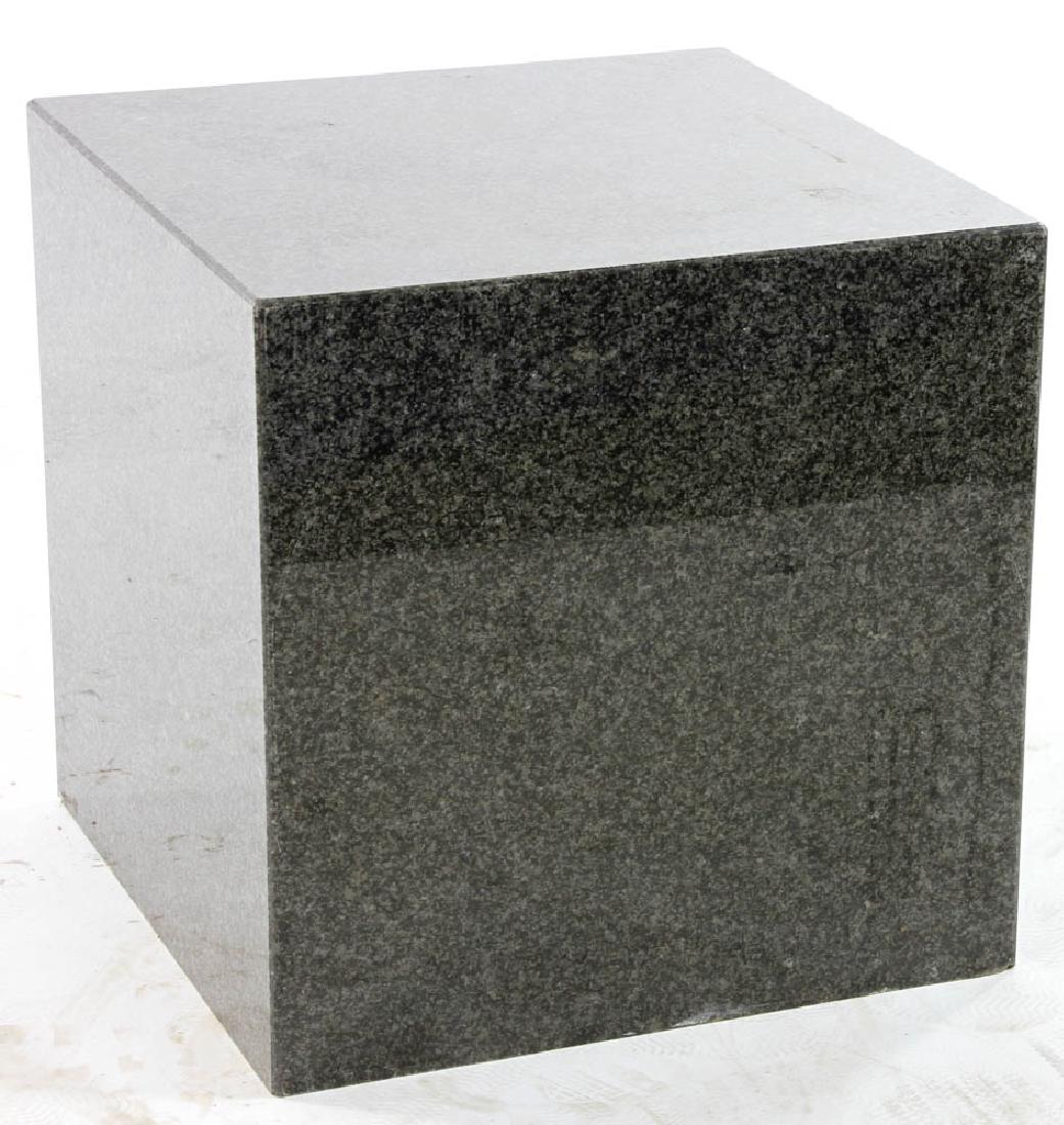 Black Granite Square Pedestal (1 of 3)