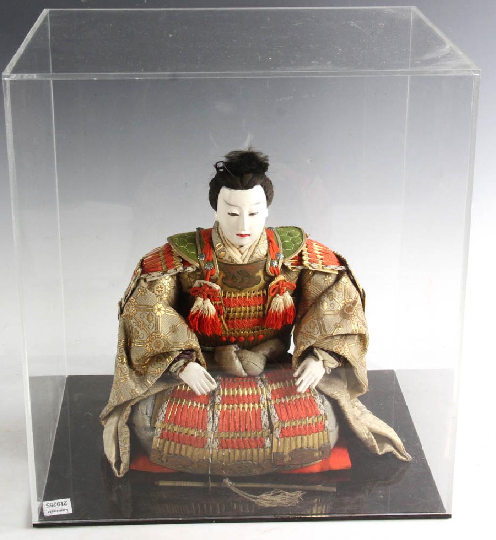 Japanese Kneeling Samurai Doll (1 of 5)