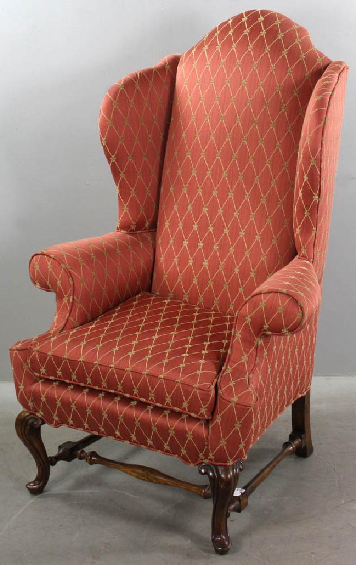 19/20thC Chippendale Style Wing Chair (1 of 8)