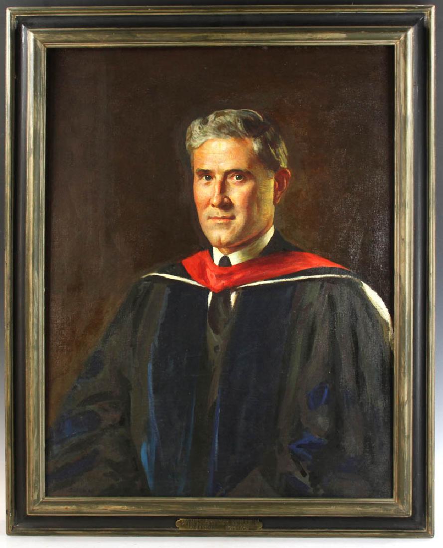 Harry Sutton Signed Portrait of Professor (1 of 4)