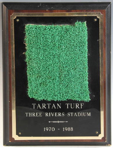 Stadium Seats Three Rivers Stadium Memorabilia Mounted Tartan Turf