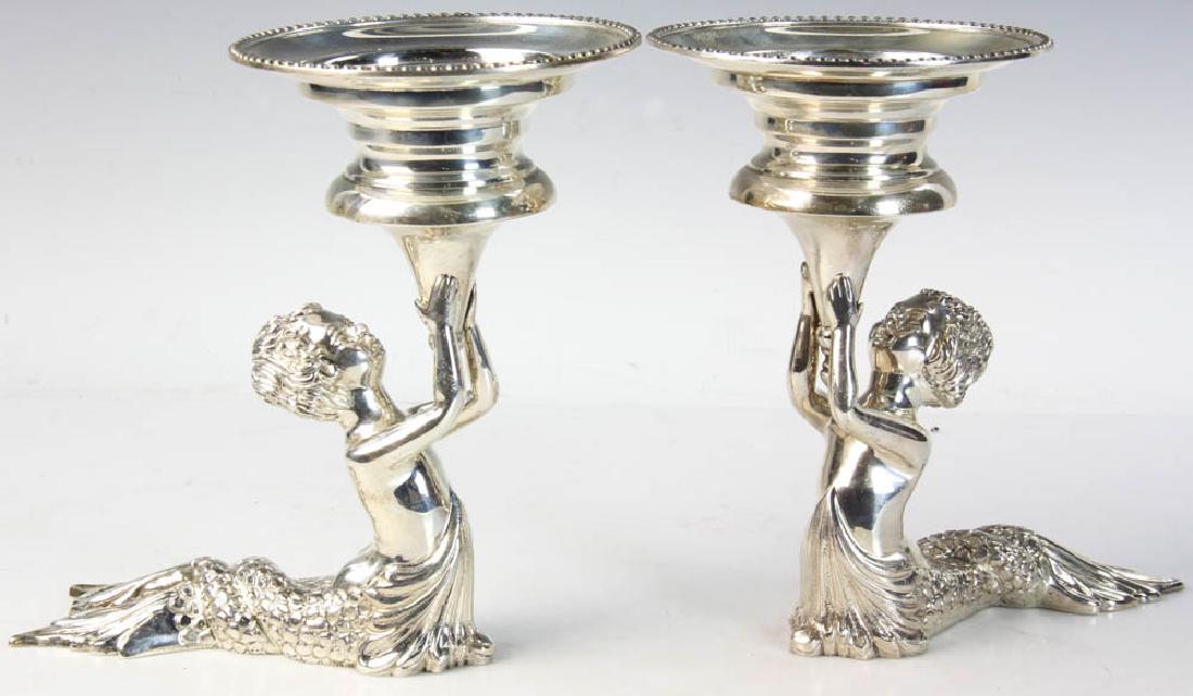 Pair of Sterling Mermaid Compotes (1 of 6)