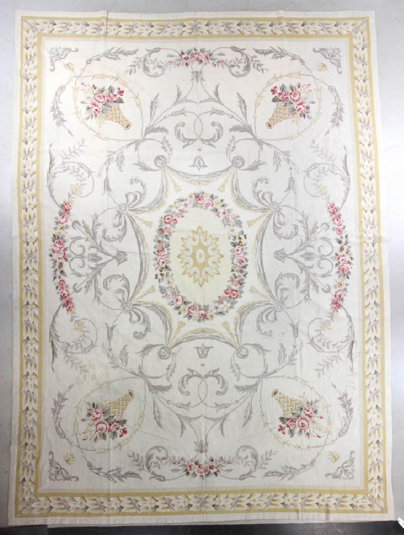Fine Aubusson Style Needlepoint Rug (1 of 5)